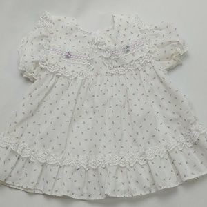 Vintage 1983 Winnie the Pooh Dress Girls 3-6m